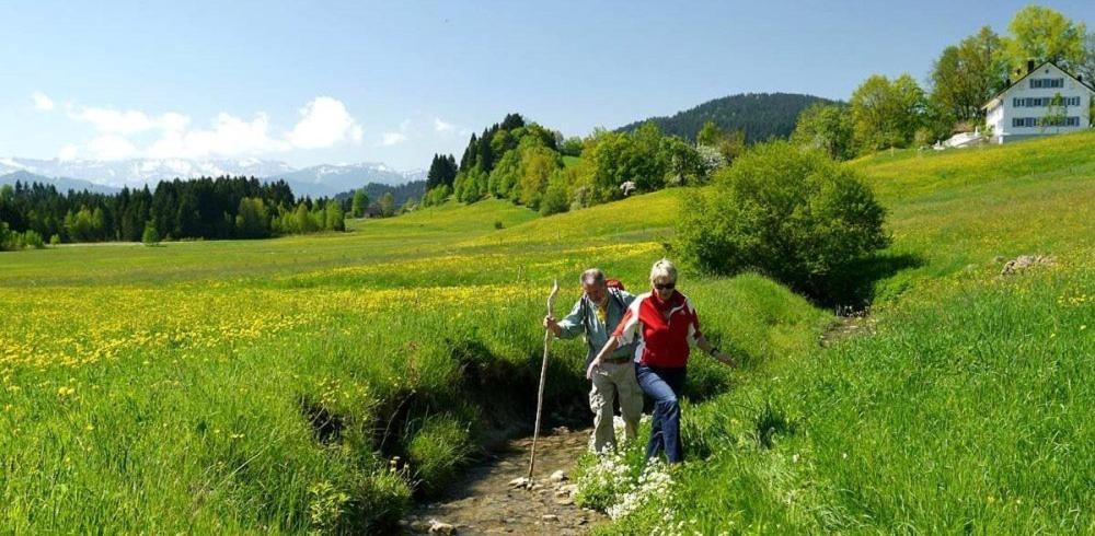 Ferienwohnung Pickenhan Scheidegg Buitenkant foto