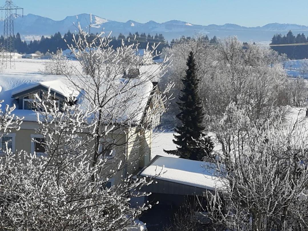Ferienwohnung Pickenhan Scheidegg Buitenkant foto